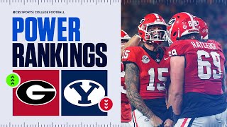 College Football Power Rankings Week 13: Georgia FIGHTS back into Top 10, BYU DROPS after 1st loss