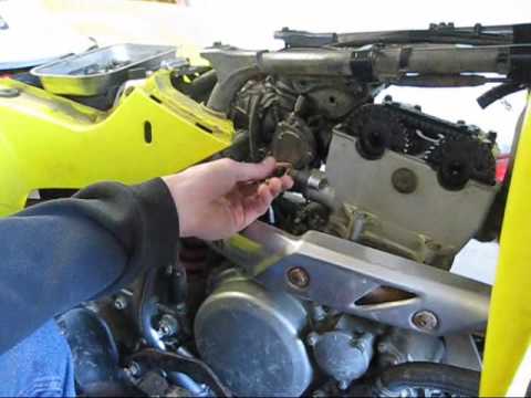suzuki ltz 400 cylinder head removal - YouTube 400 eiger engine diagram 