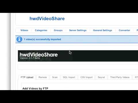 hwdVideoShare - Import YouTube Video