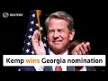 Georgias Kemp beats Trump-backed rival for GOP nomination