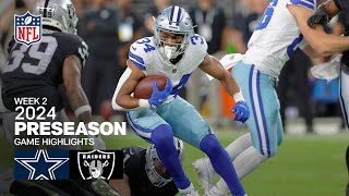 Dallas Cowboys vs. Las Vegas Raiders | 2024 Preseason Week 2 Game Highlights