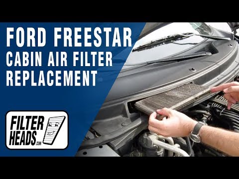 Replacing cabin air filter 2002 ford escape #6