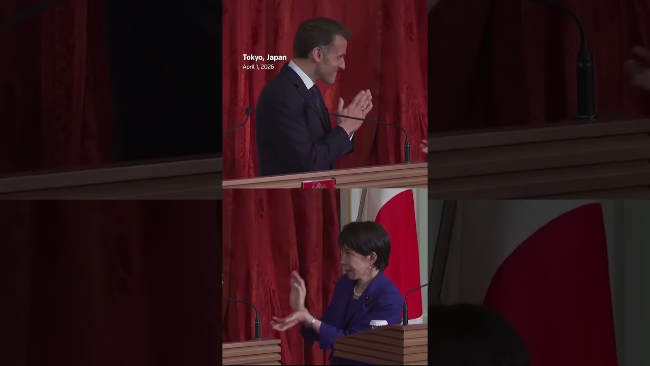Macron, Takaichi strike 'Dragon Ball' pose at Tokyo meeting