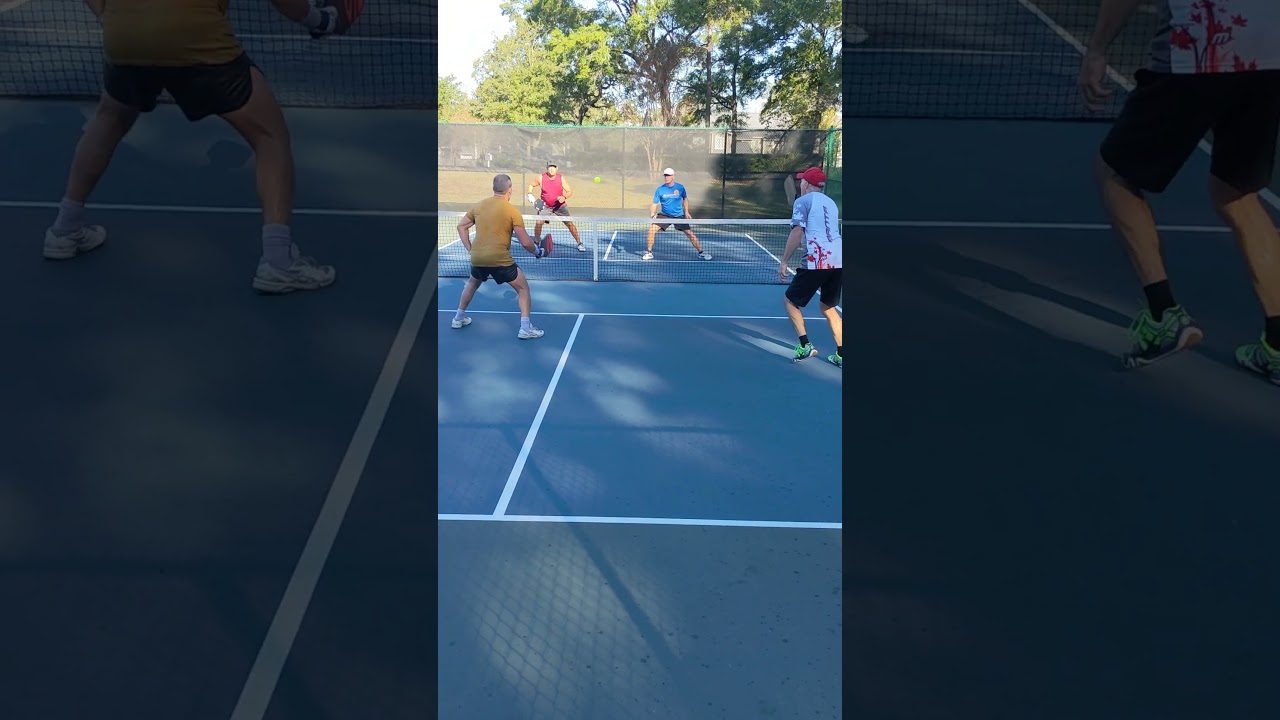 off the tape recovery #pickleballskills #pickleballplayers #pickleball