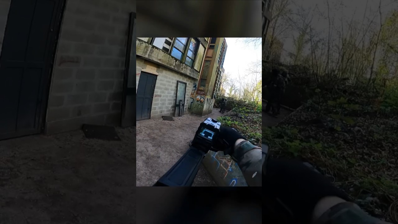 PUISSANCE DU SAIGA-12 EN CQB #airsoft #airsoftfrance #reels #shorts