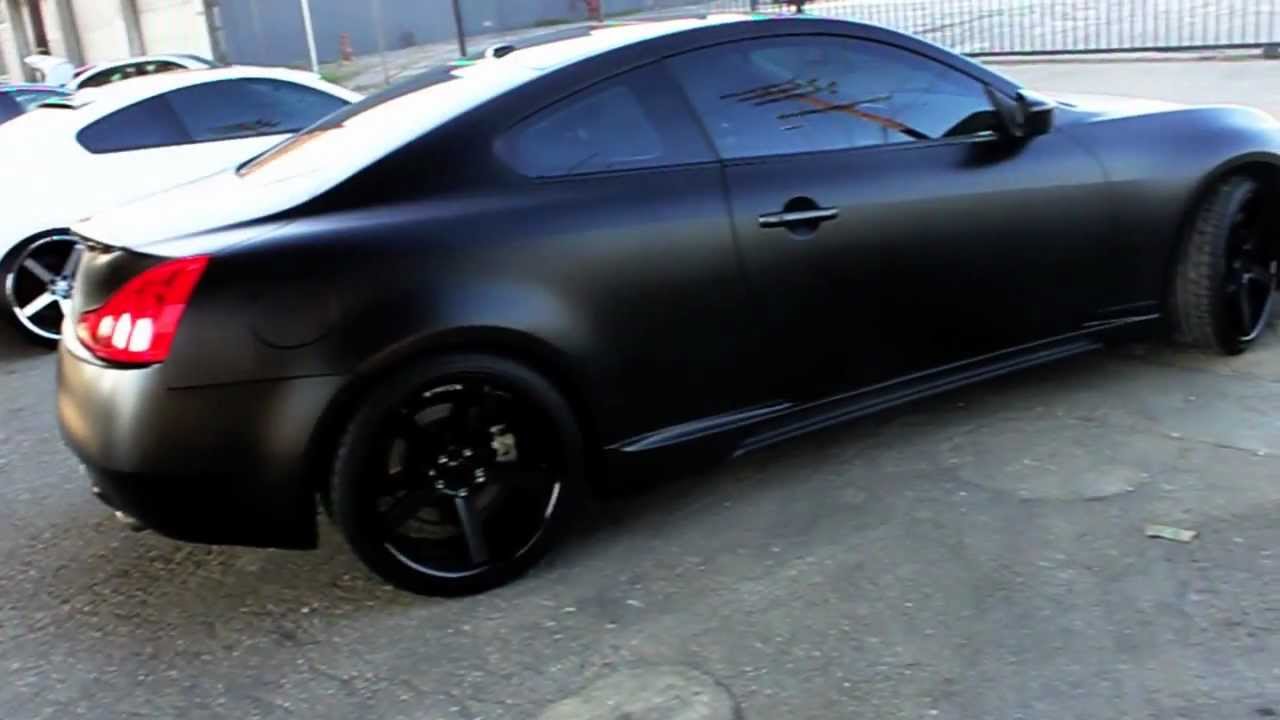 Черный матовый Infiniti g35