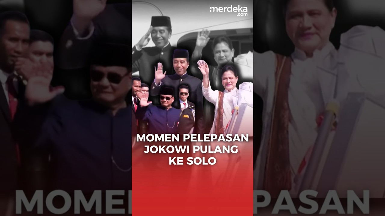 Momen Spesial! Prabowo & Para Menteri Lepas Jokowi Pulang Ke Solo #merdekadotcom