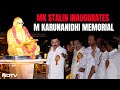 M Karunanidhi Memorial | Tamil Nadu Chief Minister Inaugurates Marina Memorial For M Karunanidhi
