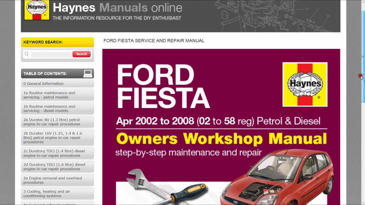 Haynes Online Manuals Uk