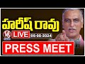 Harish Rao Press Meet Live At Siddipet | V6 News