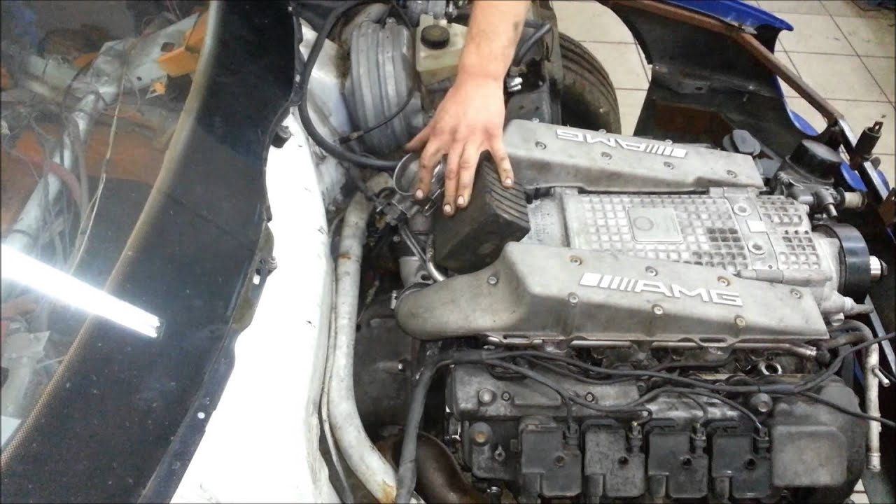 Mercedes M113 kompressor engine first start - YouTube engine bearing diagram 