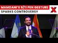 Zohran Mamdani Faces 9/11 Controversy Over Pen Gesture To Aide Ramzi Kassem | NewsX