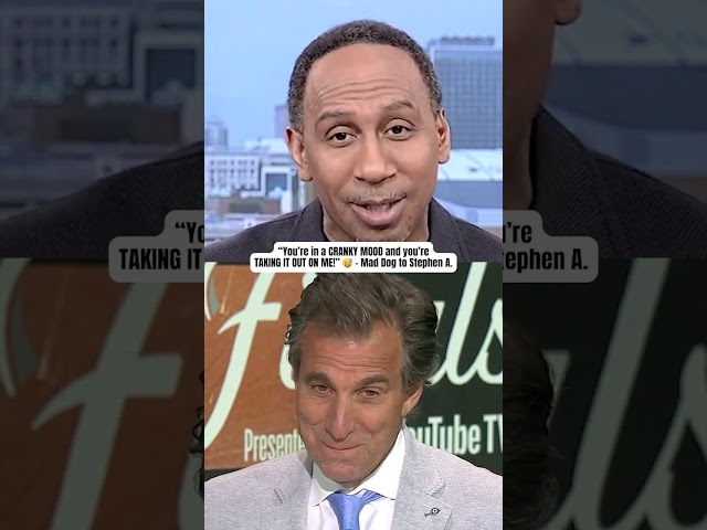 Stephen A. is a CRANKY MAN this morning 😫