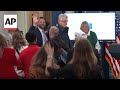 JD Vance leads tour of the White House briefing room