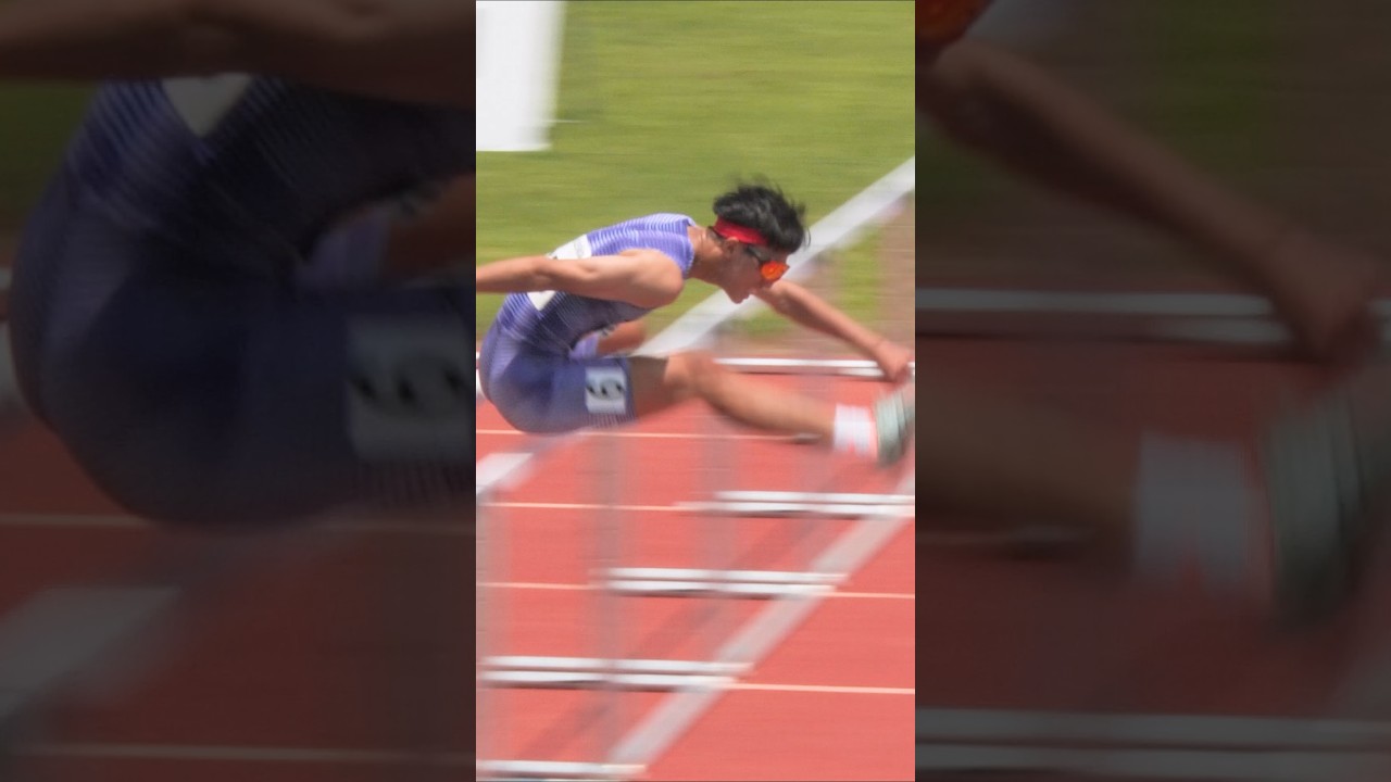 '110m 허들 최강자' 나의 라이벌은 지난 경기의 나! 이민헉. #25 전국육승대회 #남자고등학교부 110m 결승