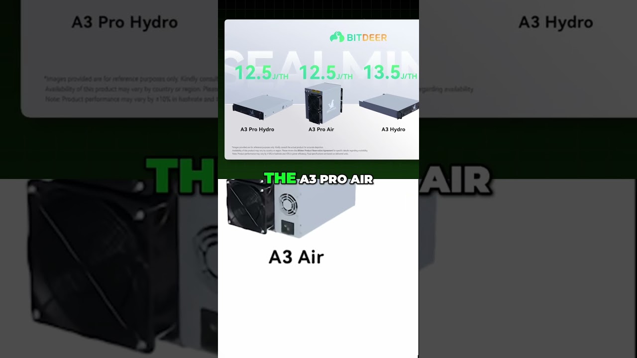 Bitdeer A3 Series: Massive Crypto Mining Operation Unveiled! shorts