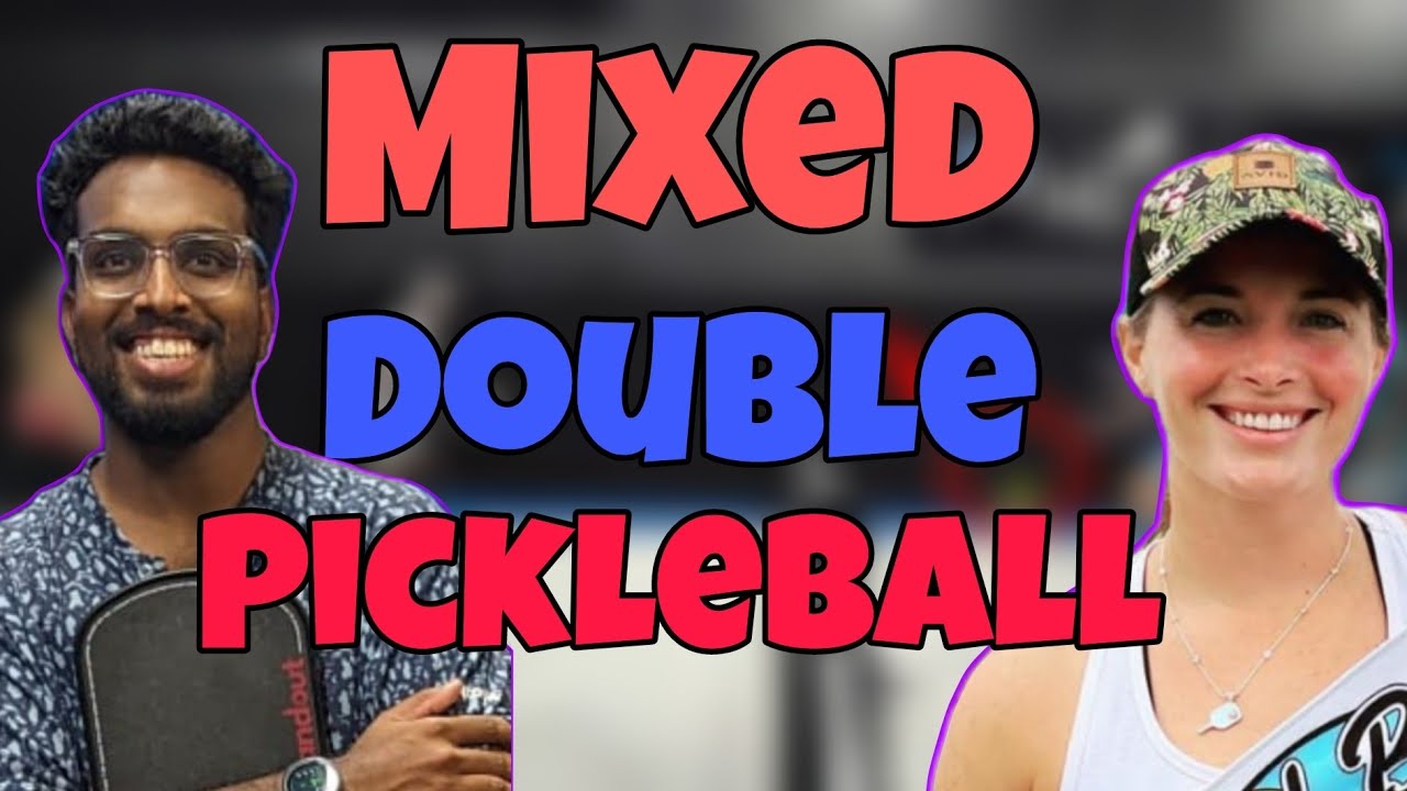 Aggressive Mixed Doubles Pickleball Rec game