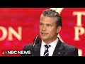Pete Hegseth: Charlie Kirk died the way he lived, speaking the truth