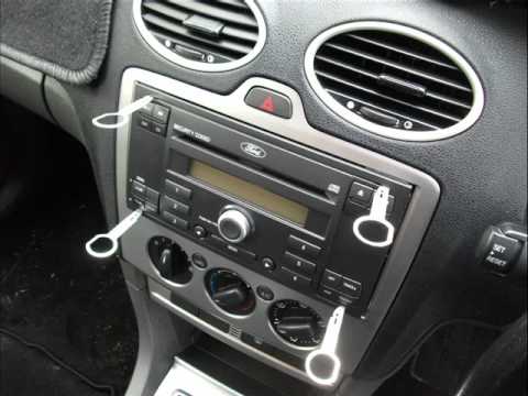 How to remove sony radio from ford focus