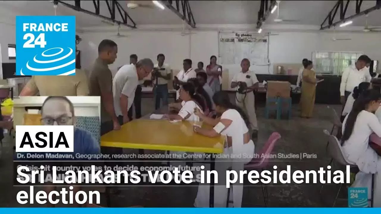 Sri Lankans vote in crucial presidential election • FRANCE 24 English