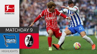 Hertha Berlin — SC Freiburg 2-2 | Highlights | Matchday 9 – Bundesliga 2022/23