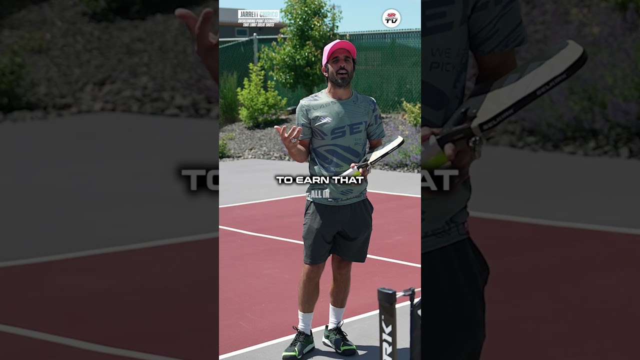 Pickleball coach Jarrett Chirico will teach you when to attack ⚔️#pickleball #pickleballislife