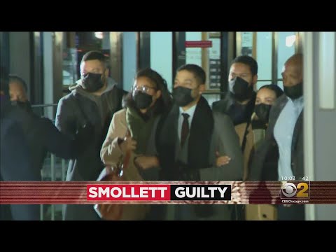 Jussie Smollett Leaves Without Comment After Being Found Guilty On 5 Counts
