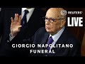 LIVE: Italy bids farewell to former president Giorgio Napolitano