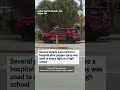 Several people were sent to a hospital after pepper spray was used to stop a fight at a high school  - 00:23 min - News - Video