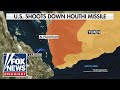 US shoots down Houthi missile targeting warship