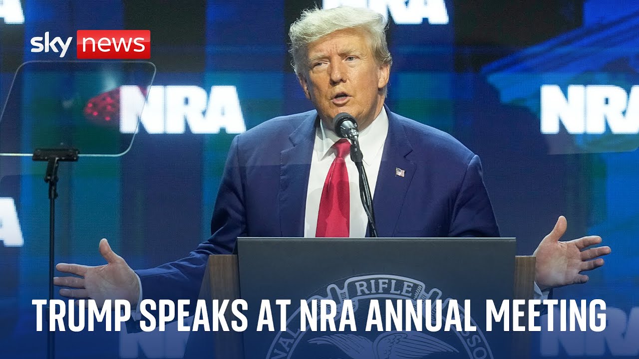 Watch live: Donald Trump delivers a speech at the NRA Leadership Forum in Texas