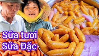 Cách làm BÁNH KHOAI MỠ giòn dẻo bằng sữa tươi và sữa đặc nguyên chất không bỏ đường ít người biết