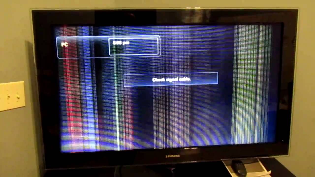 Samsung LCD TV Problems YouTube