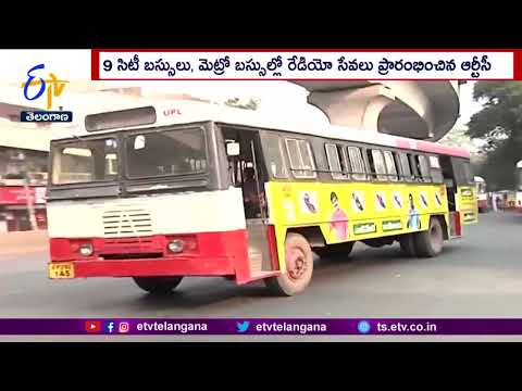 TSRTC launched Pilot Project of Radio services in 9 City Buses in Hyderabad