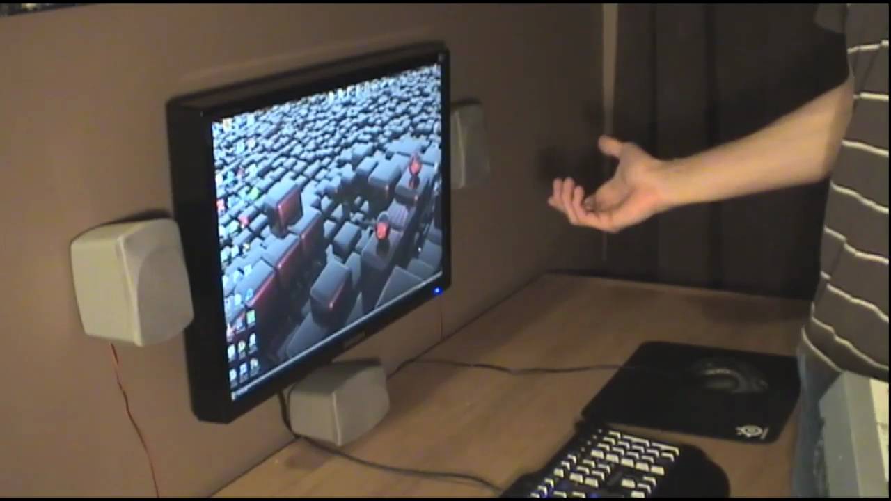 How to wall mount a LCD Monitor for Free. - YouTube How To Mount Monitor On Wall Without Holes