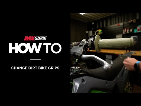 How To Install Dirt Bike Grips - Tips and Tricks - MXstore