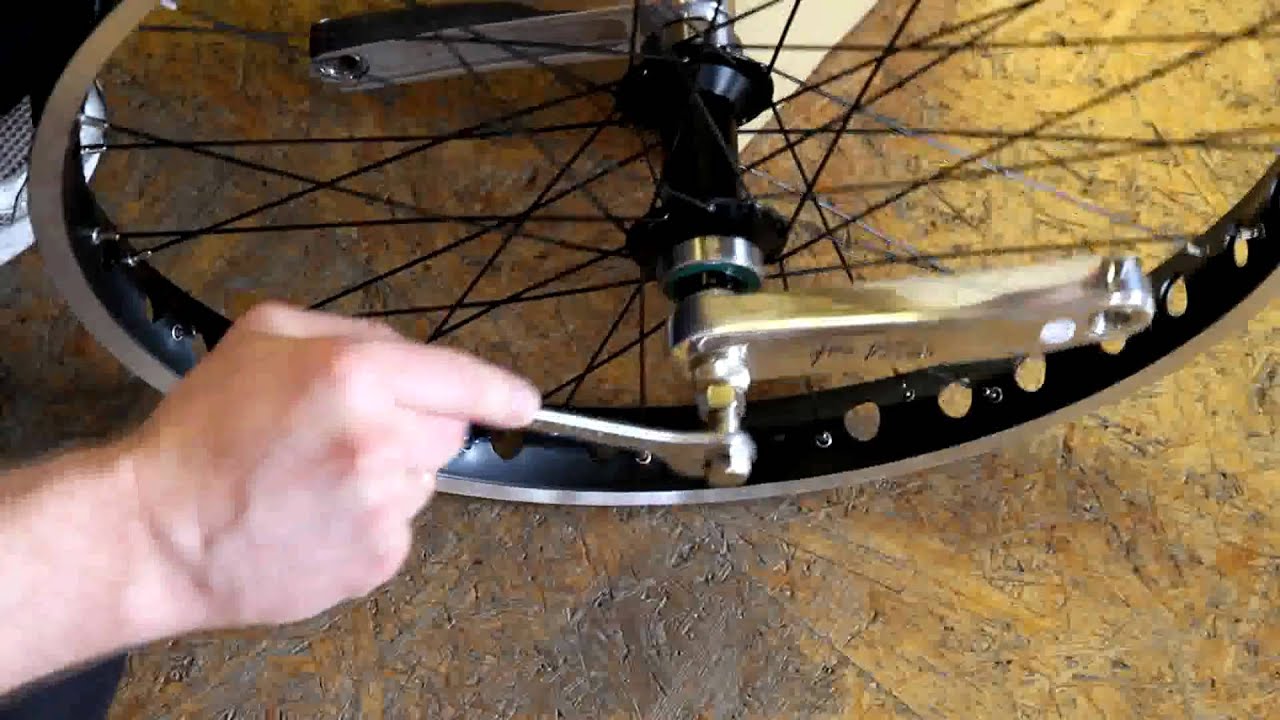 Kurbel abziehen fahrrad Ersatzteile zu dem Fahrrad