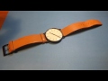 Skagen signatur men's watch with leather strap