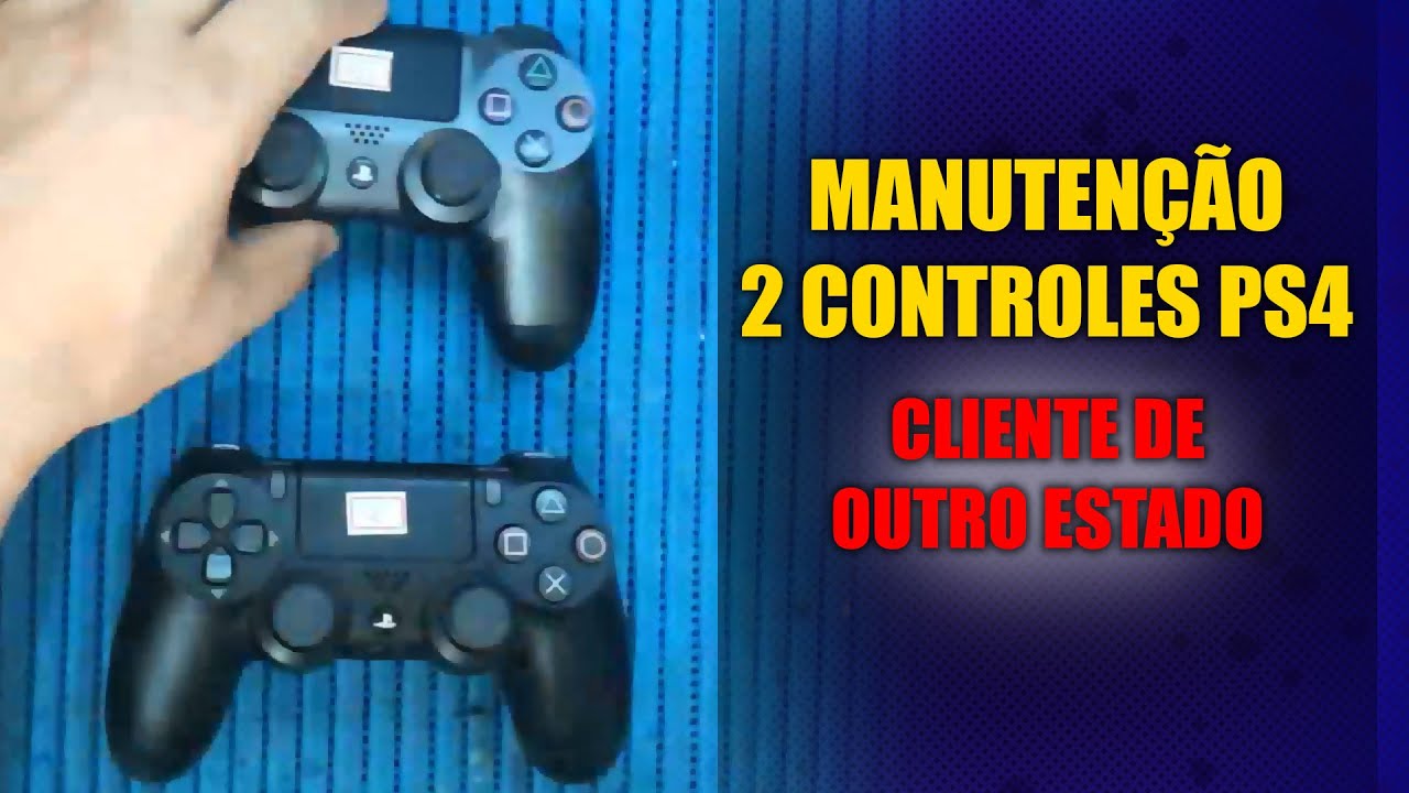 Manutenção Controles PS4 do Gustavo do Rio de Janeiro