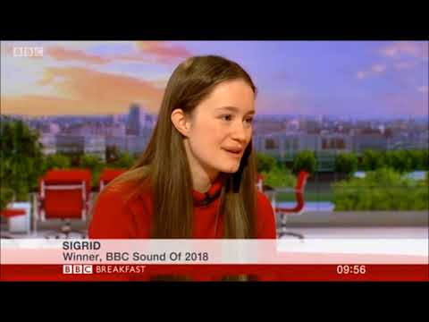 Sigrid BBC Breakfast 2018