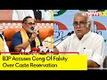Congress Manipulating Voters | BJP Accuses Congress Of Misinformation Over Caste Reservation