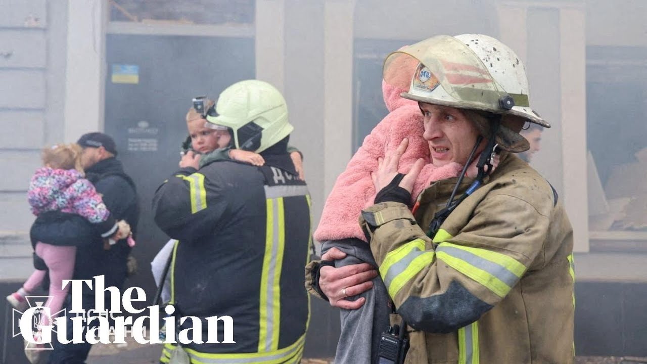 Ukraine kindergarten among civilian sites hit by Russian drone and missile strikes