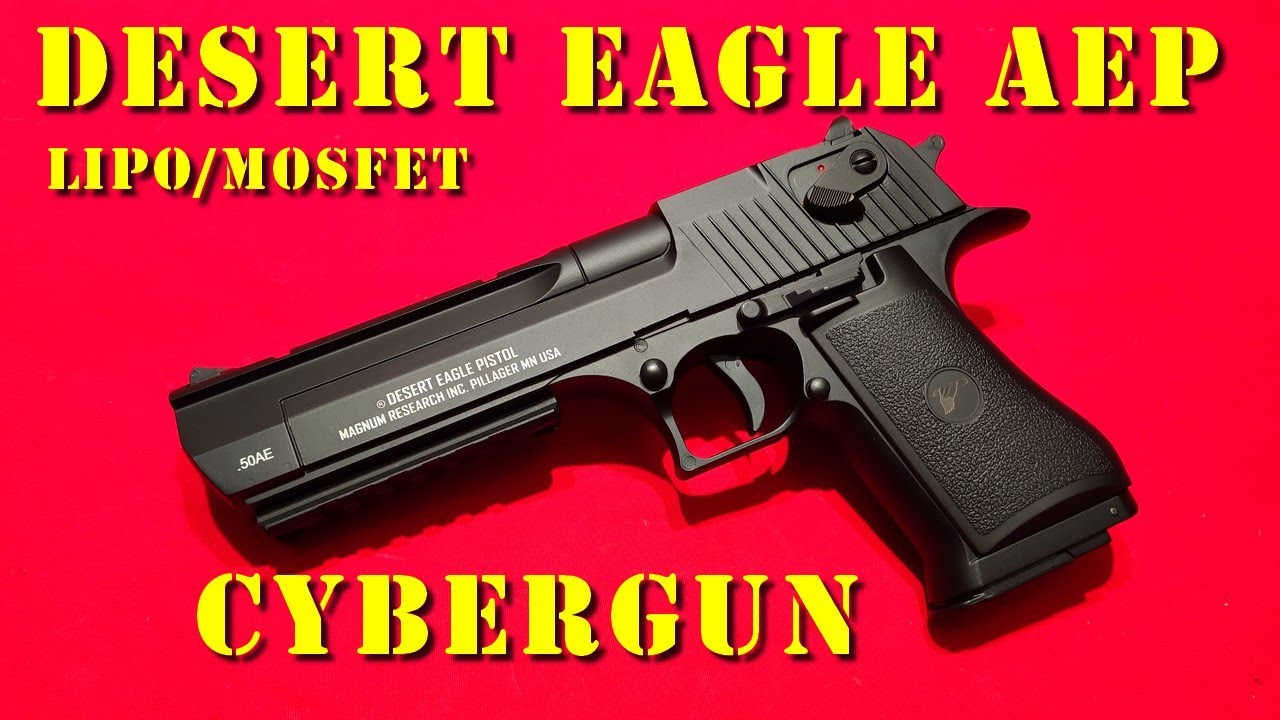 Airsoft - Cybergun - Desert Eagle AEP/LiPo/Mosfet [French]