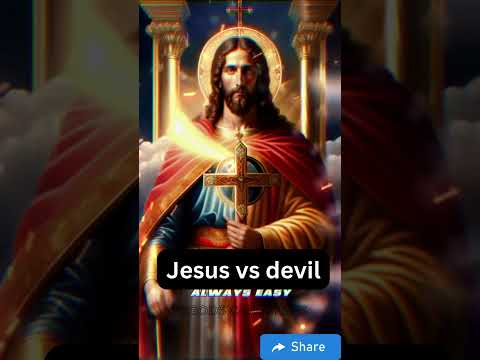 Jesus vs devil #shorts #jesusvsdevil #jesus #devil