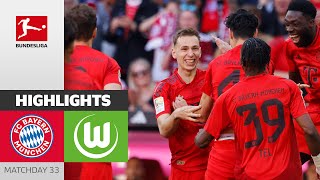 Many FCB Debuts! | FC Bayern München — VfL Wolfsburg 2-0 | Highlights | MD33 – Bundesliga 2023/24