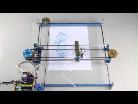 DIY XY-Plotter Version 2.0 Drawing Robot Kit with ...