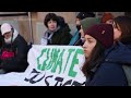 Greta Thunberg leads climate protesters in blockade at Swedish parliament  - 00:46 min - News - Video