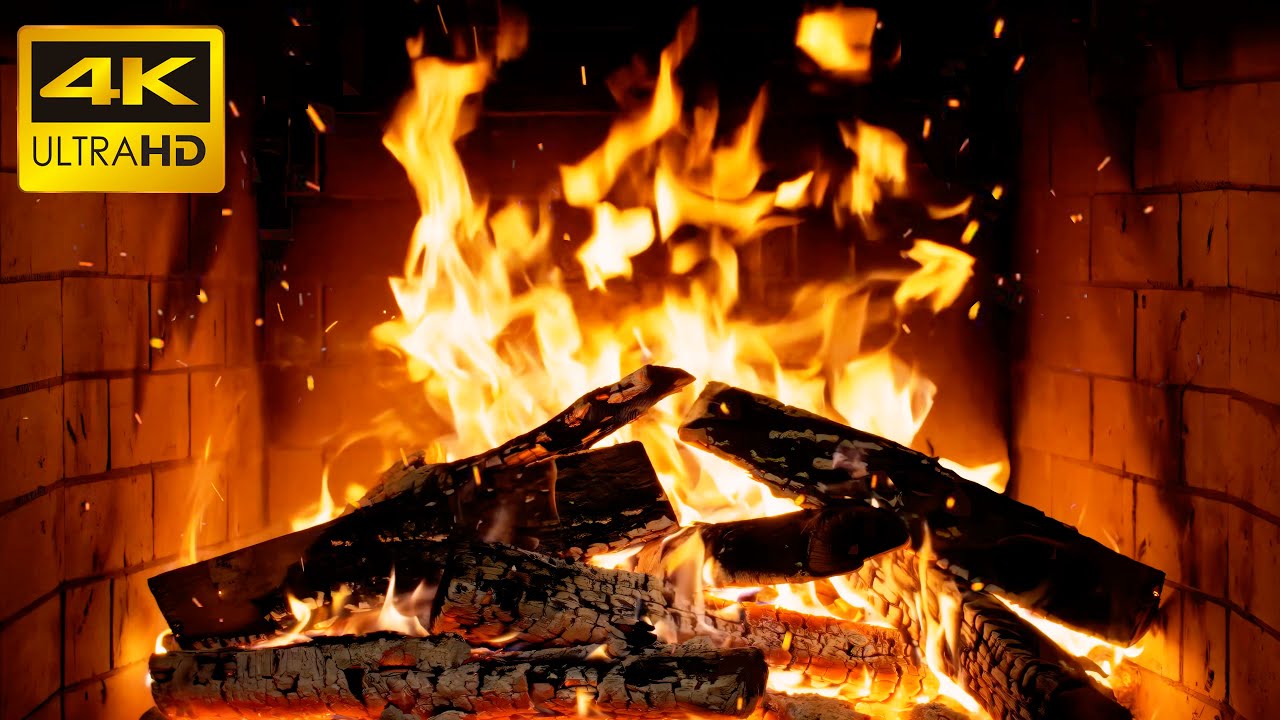 🔥 Fireplace Magic – You’ll Watch This on Repeat with Glowing Embers and Quiet Crackling for Healing