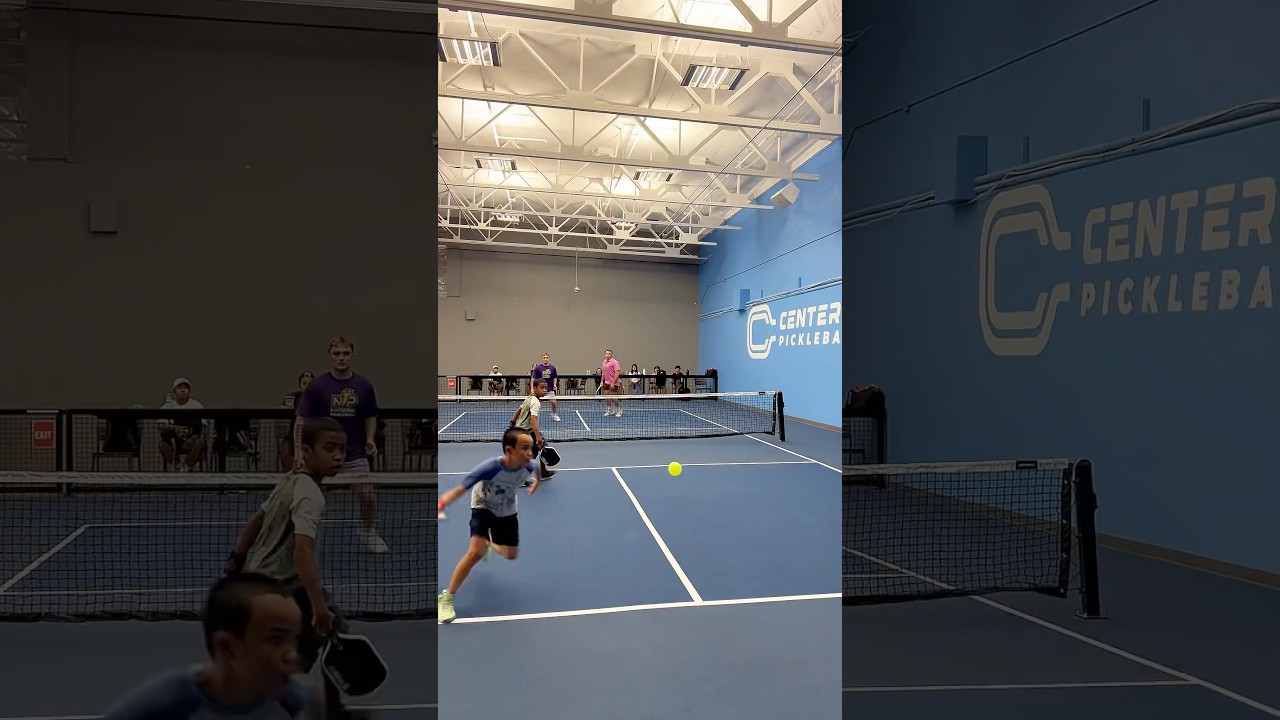 Insane pickleball get…and by a 10 year old! 🤯