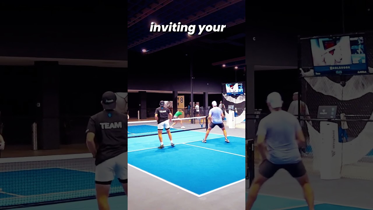 🤔Those Short Balls #pickleballhighlights #pickleball #sporthighlights #sports